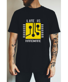 T-shirt Ctrl+ "Life is hardware"