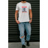 T-shirt Ctrl+ men's white "In case of..."