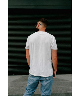 T-shirt Ctrl+ men's white "Welcome"