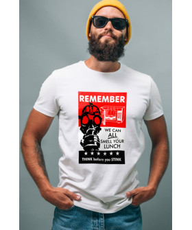 T-shirt Ctrl+ men's white "Remember..."