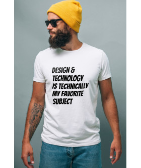 T-shirt Ctrl+ men's white "Design &..."