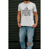 T-shirt Ctrl+ men's white "How did you..."