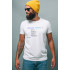 T-shirt Ctrl+ men's white "function repeat..."