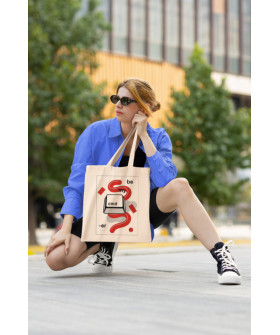 Эко-сумка шопер Ctrl+ натуральный "My Alt-er ego" Эко-сумка шопер Ctrl+ натуральный "My Alt-er ego" 