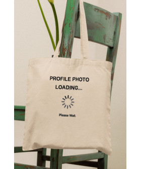 Eco-bag shopper Ctrl+natural "Profile photo loading... please wait" 