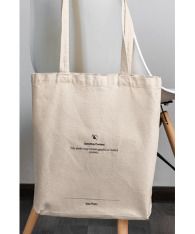 Eco-bag shopper + natural "Sensitive Content" 