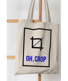 Shopper eco-bag + natural "Oh, crop" 