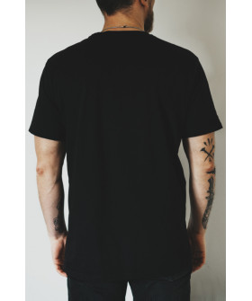Black men's T-shirt Ctrl+"while (alive)"