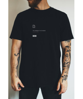 Black men's T-shirt Ctrl+"This wallpaper is not available "