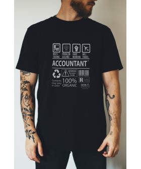 Black men's T-shirt Ctrl+"Accountant"