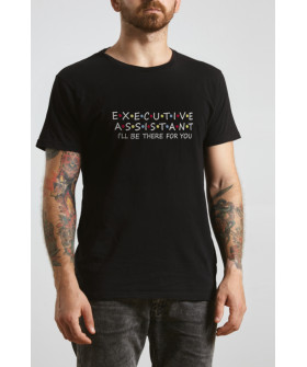 Black men's T-shirt Ctrl+"excutive assistant"