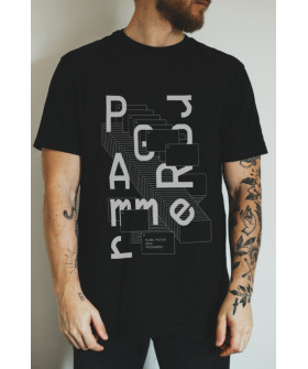 Black men's T-shirt Ctrl+"Programmer"