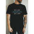 Black men's T-shirt Ctrl+"declare {variables} not war"