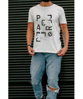 Футболка белая мужская Ctrl+ "Programmer"