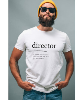 Футболка белая мужская Ctrl+ "director"