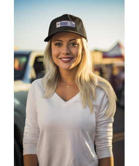 Women's cap black MEMO "Ticket"