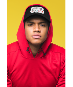 Men's cap black MEMO "Three worst things that could happen"