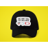 Men's cap black MEMO "Three worst things that could happen"