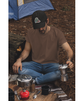 Men's cap black MEMO "Tourist pack"