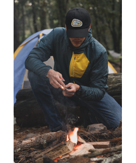 Men's cap black MEMO "Сarbine"