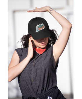 Women's cap black MEMO "Explore"