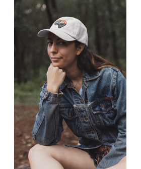 Women's white cap MEMO "GO"