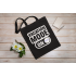 Eco-bag shopper MEMO black "Vacation mode on" 