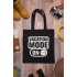 Eco-bag shopper MEMO black "Vacation mode on" 