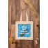 Eco-bag shopper MEMO natural "Girls just wanna have sun" 