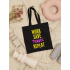 Eco-bag shopper MEMO black "Work save. Travel repeat" 