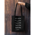 Eco-bag shopper MEMO black "pause - danse" 