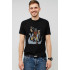 MEMO T-shirt men's black print "Viking"