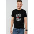 MEMO T-shirt men's black print "King of Rock"