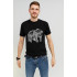 MEMO T-shirt men's black print "Bear"