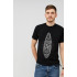 MEMO T-shirt men's black print "Surfing"