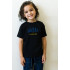 Young&Free children's patriotic black T-shirt "Nazar est.Ukraine"