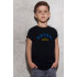 Young&Free children's patriotic black T-shirt "Artem est.Odesa"