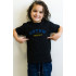 Young&Free children's patriotic black T-shirt "Artem est.Kharkiv"