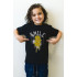 Young&Free children's black T-shirt "Smile"