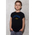 Young&Free children's patriotic black T-shirt "Artem est.Kyiv"