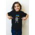 Young&Free children's patriotic black T-shirt "Cosmonaut"