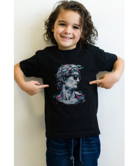 Young&Free children's black T-shirt "Antiquity"