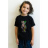 Young&Free children's black T-shirt "Kaws"