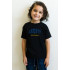 Young&Free children's patriotic black T-shirt "Andriy est.Ukraine"