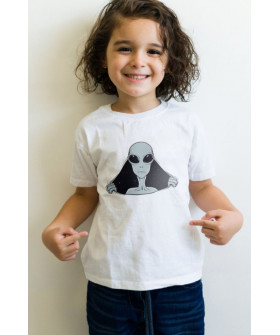 Young&Free children's white T-shirt "UFO"