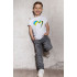 T-shirt Young&Free children's patriotic white