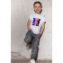 Young&Free children's white T-shirt "KAWS"