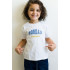 Young&Free children's patriotic white T-shirt "Bogdan est.Ukraine"