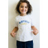 Young&Free children's patriotic white T-shirt "Artem est.Kharkiv"