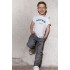 Young&Free children's patriotic white T-shirt "Artem est.Dnipro"